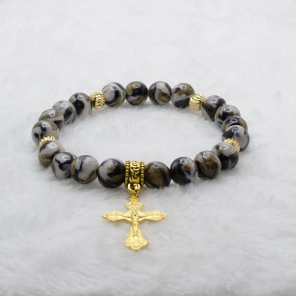 Custom Stretch Bead Bracelet - Image 2