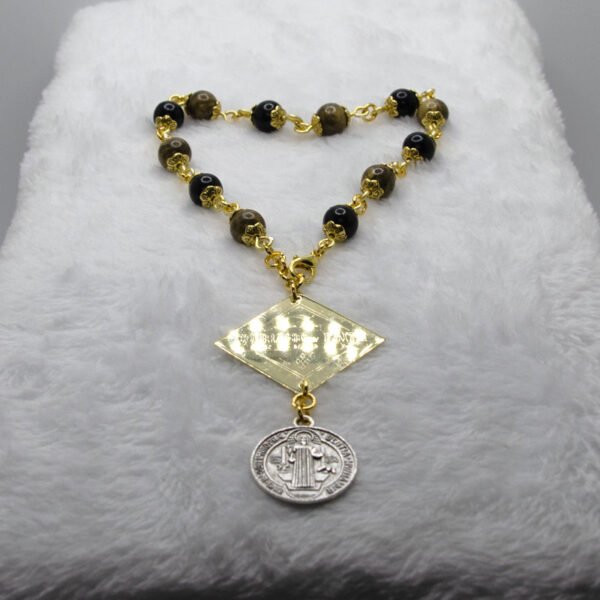 Custom St. Benedict Protection Courage of Faith Hanger - Image 2