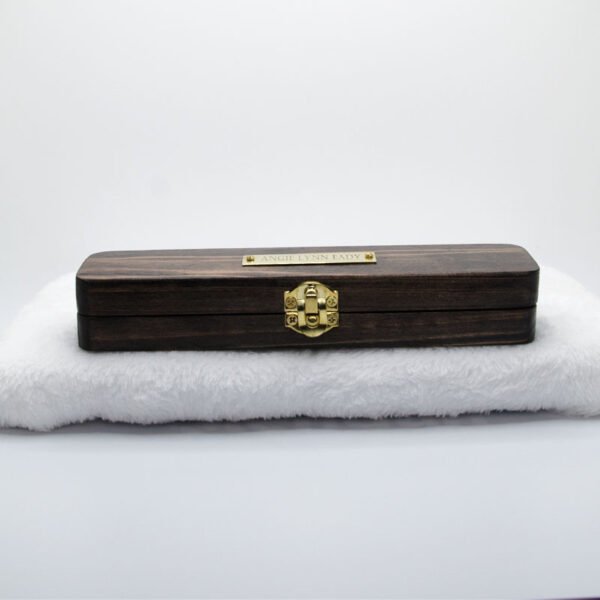 Custom Courage of Faith Ink Pen in a Custom Stained Wooden Case - Image 21
