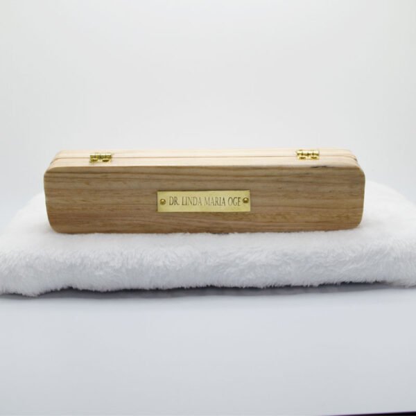 Custom Courage of Faith Ink Pen in a Custom Stained Wooden Case - Image 17