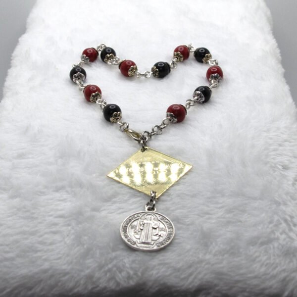 Custom St. Benedict Protection Courage of Faith Hanger - Image 6