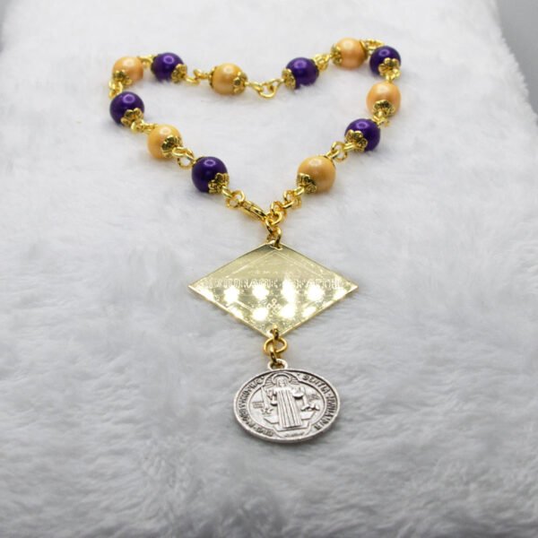 Custom St. Benedict Protection Courage of Faith Hanger - Image 4