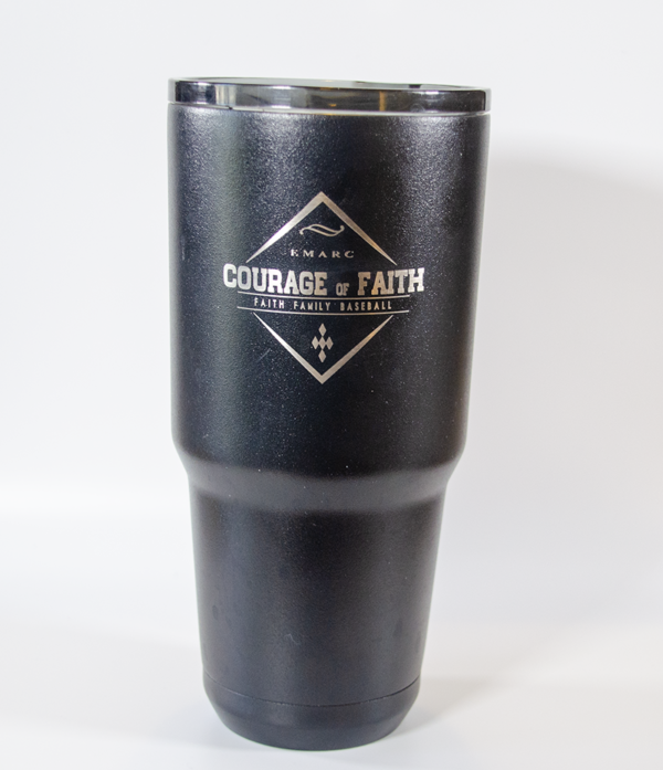 Courage of Faith - Personalized Tumbler 30oz & 20oz – Custom Insulated Stainless-Steel, Laser Engraved